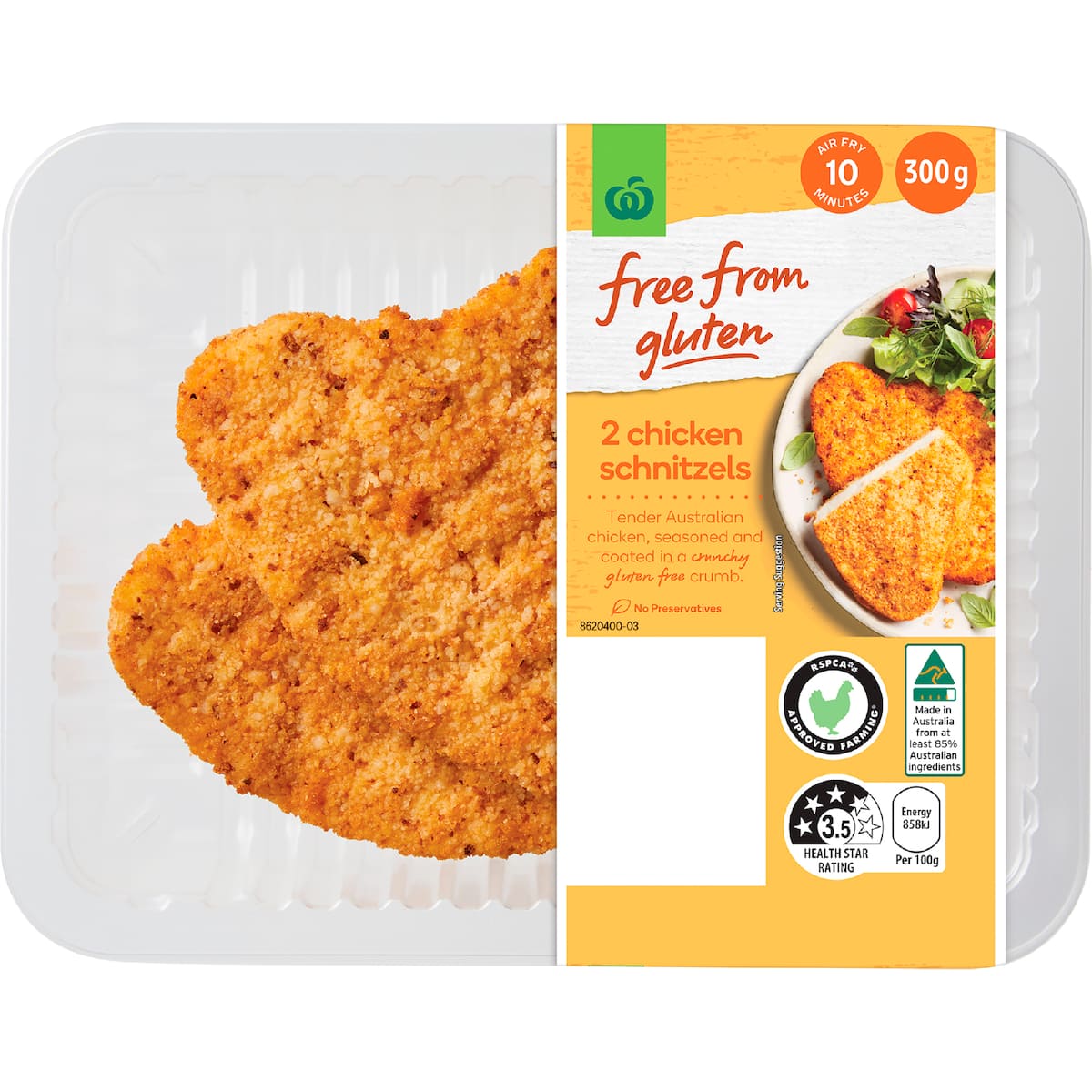 Chicken Schnitzels Xlarge 300g