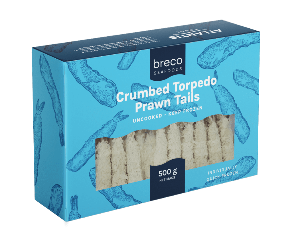Crumb Prawns Torpedo Panko